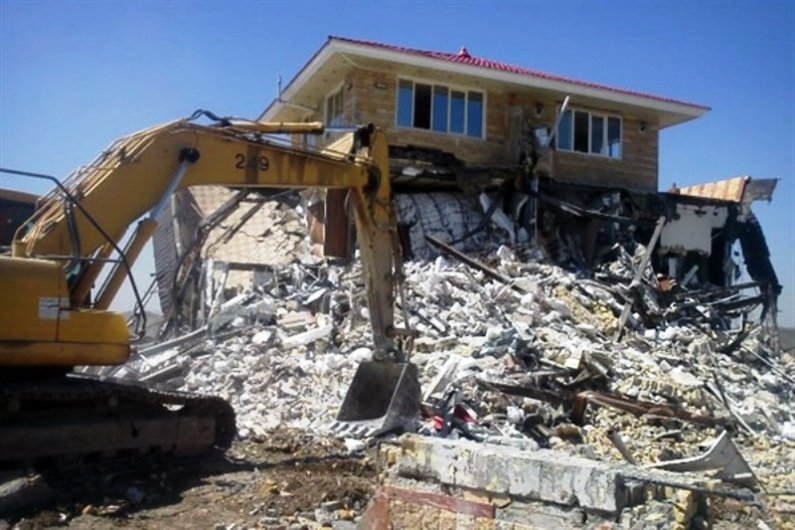 تخریب 1225 ساخت و ساز غیرمجاز در استان تهران