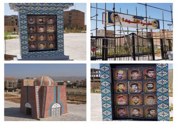 افتتاح مقبره شهدای گمنام شهر فرون آباد