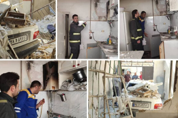 انفجار آبگرمکن یک منزل مسکونی در گلستان