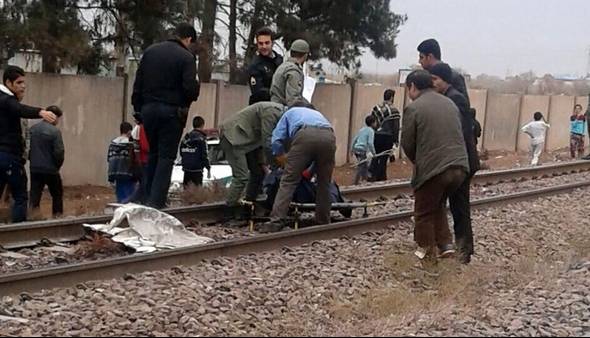 جان باختن مرد میانسال در حادثه برخورد با قطار در گلستان