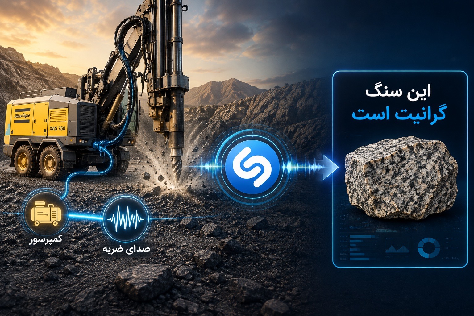 صدای معدن خود را Shazam کنید! ورود پر افاده‌ی هوش مصنوعی به صنعت