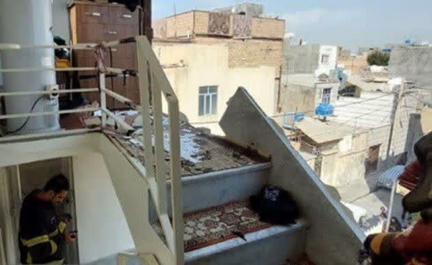 انفجار در سلطان آباد شهر گلستان