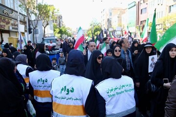 مشارکت بانوان در مدیریت بحران تهران