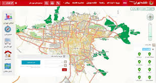 کامل‌ترین نقشه شهر تهران