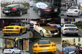 مسابقه خودروهای لوکس در خیابان های تهران