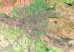 مساحت تهران از گذشته تاکنون