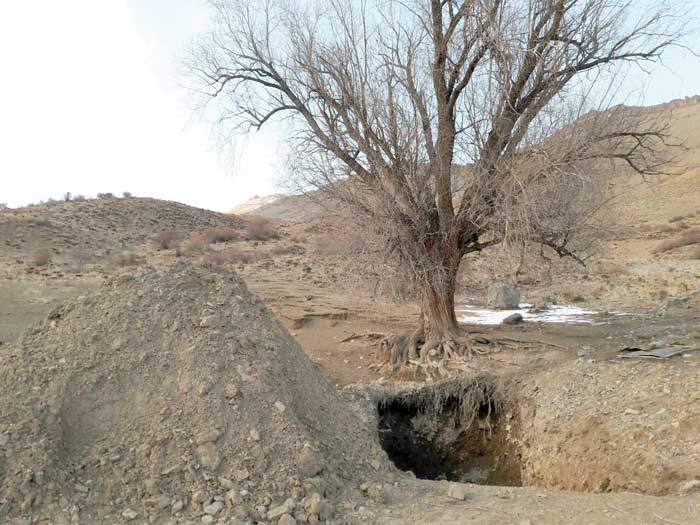 حفاری‌های غیرمجاز در شمیران برای پیدا کردن اشیای تاریخی