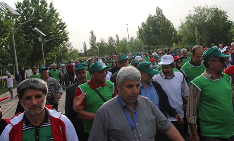 برگزاری اولین همایش پیاده روی کراس فیت استان تهران