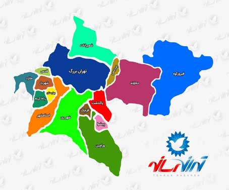 مرزبندی سیاسی شهرستان ری با پاکدشت