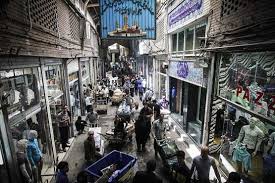 سقف بازار آهنگران تهران بسیار خطرناک است