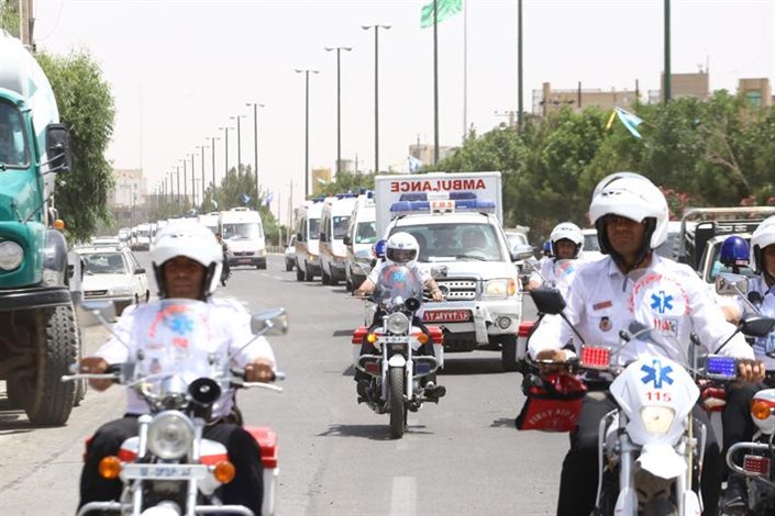 فعالیت ۲۵۰ آمبولانس و ۲۰۰ موتورلانس در تهران