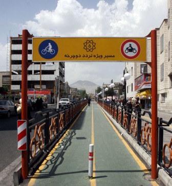 توجه به دوچرخه سواری شهروندان شمال شرق تهران