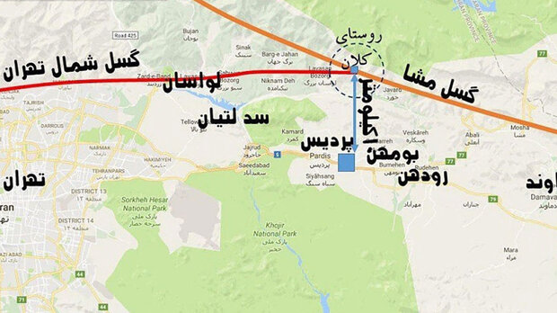 محدودیت ساخت و ساز بر روی گسل های تهران