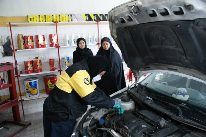 راه اندازی تعمیرگاه خودرو ویژه بانوان در تهران