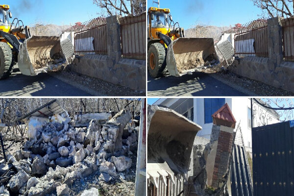 تخریب ۱۰۰ فقره ساخت و ساز غیرمجاز در دماوند