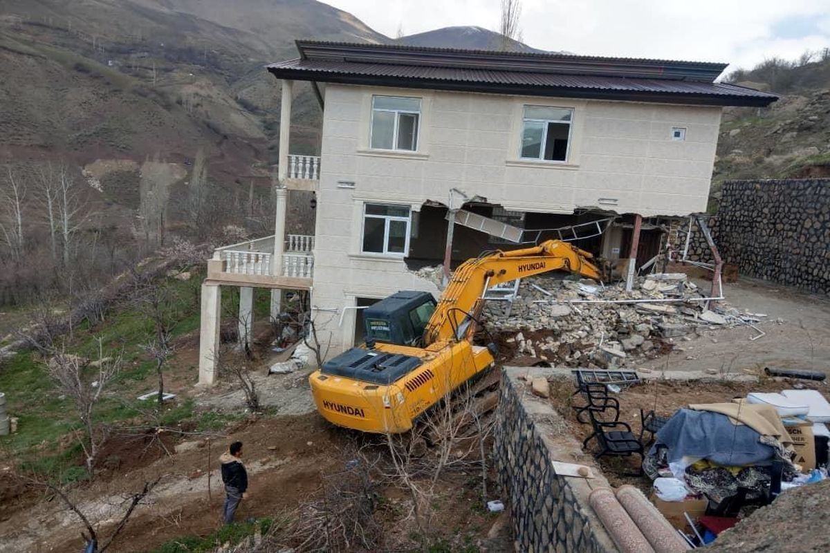 آزادسازی ۱۴ هکتار زمین کشاورزی در لواسانات