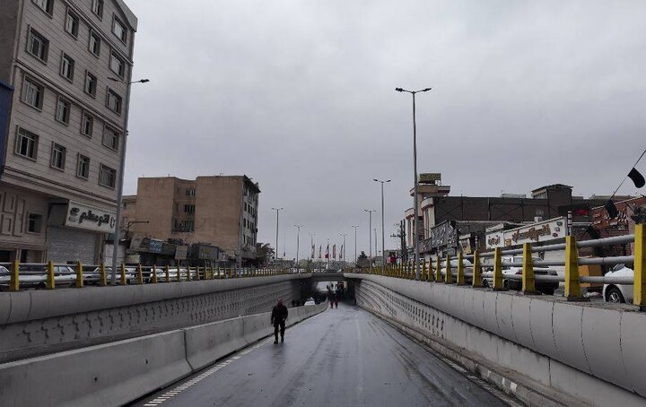 افتتاح زیرگذر بلوار معلم به الغدیر در تهران