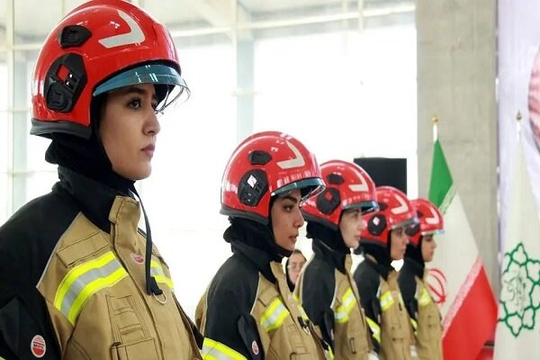 فعالیت بانوان آتش‌ نشان در تهران